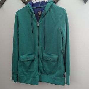 Orage Zip-up Hooded Sweatshirt